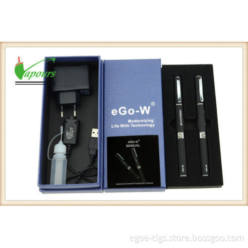 4.2v Ce & Rohs Ego W Electronic Cigarette With Gift Box , Black